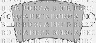 BORG & BECK bbp1773 -  Комплект тормозных колодок, дисковый тормоз